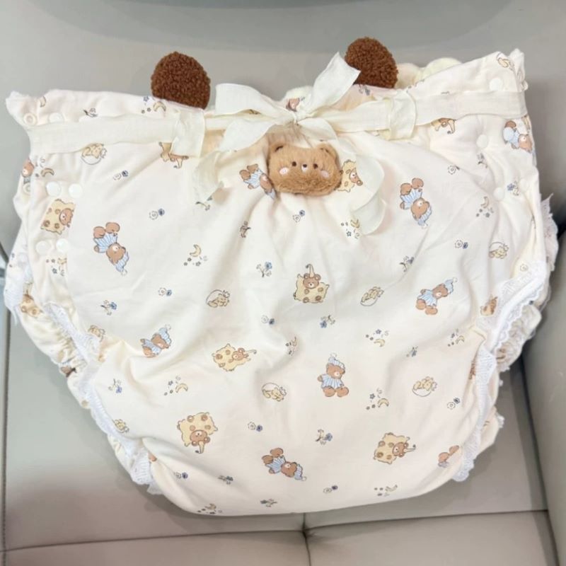 Boxer Brief Pack Cotton - 성인용 면 소재 만화 패턴 기저귀,