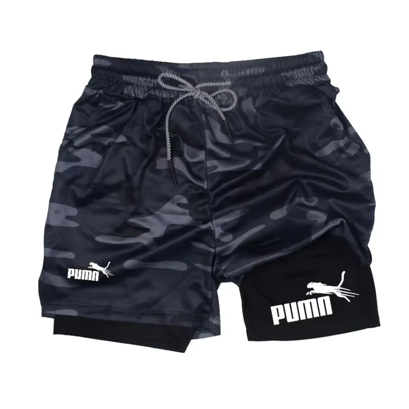 남성용 여름 통기성 2-in-1 이중 레이어 압축 반바 - Compression Shorts Athletes 리뷰 및 가격