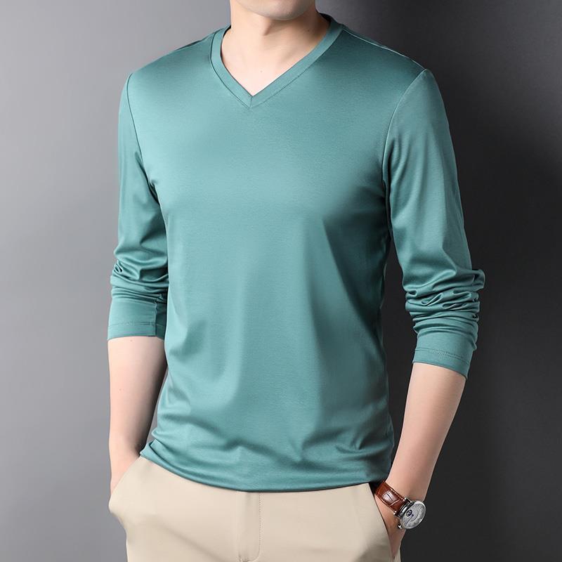 스타일리시 2023 V-넥 긴팔 헨리 언더셔츠, 한국  - Undershirt Crew Neck 리뷰 및 가격