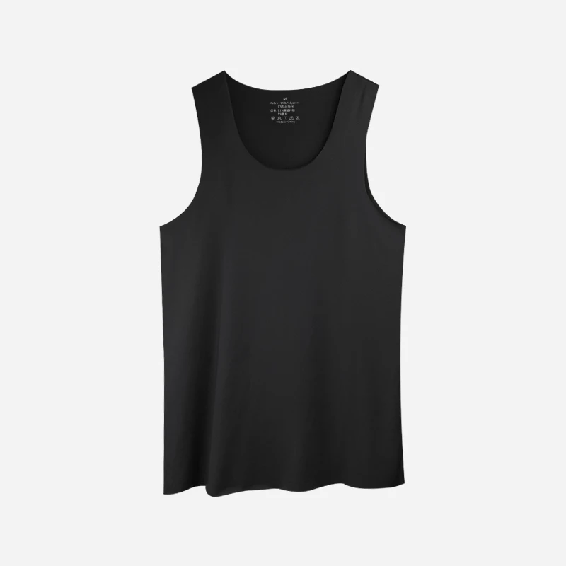 남성용 얇은 조끼 U넥 큰 사이즈 무봉제 이너웨어 통기 - Undershirt Crew Neck 리뷰 및 가격