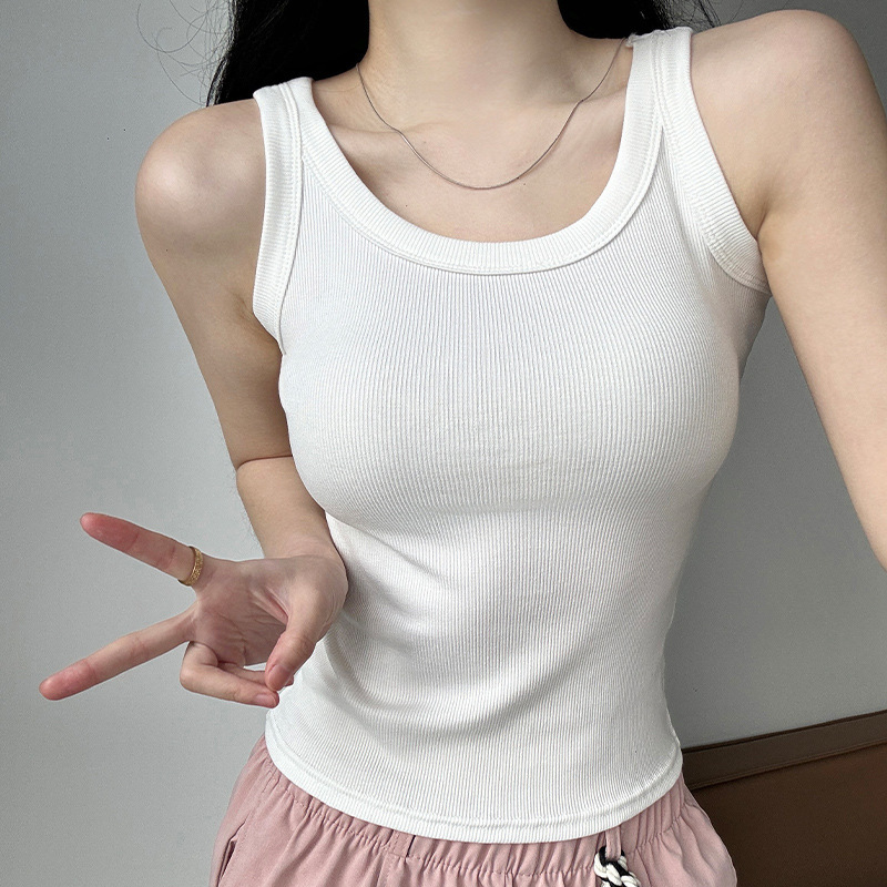 여성용 민소매 탱크탑, 단색, 슬림핏, 골지 소재, 봄 - Tank Top Ribbed 리뷰 및 가격
